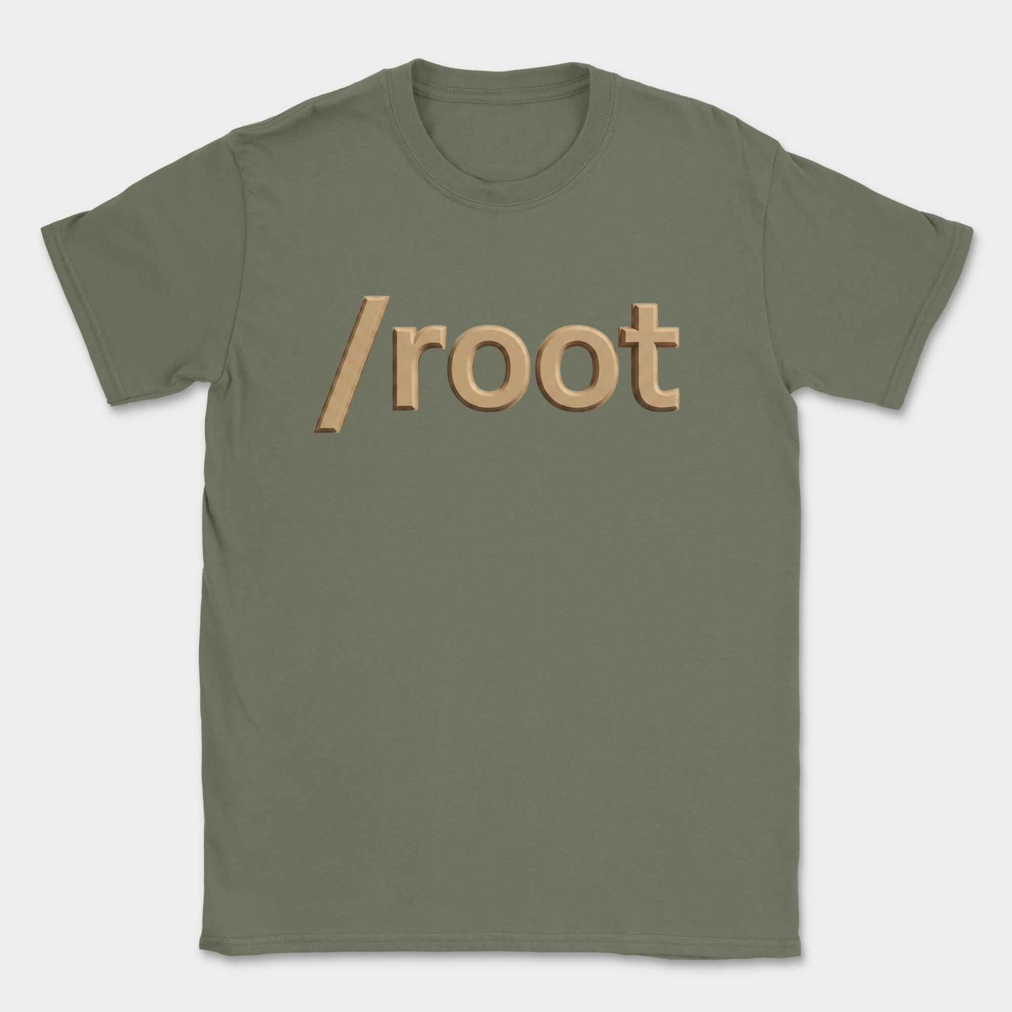 /root shirt — Military Green