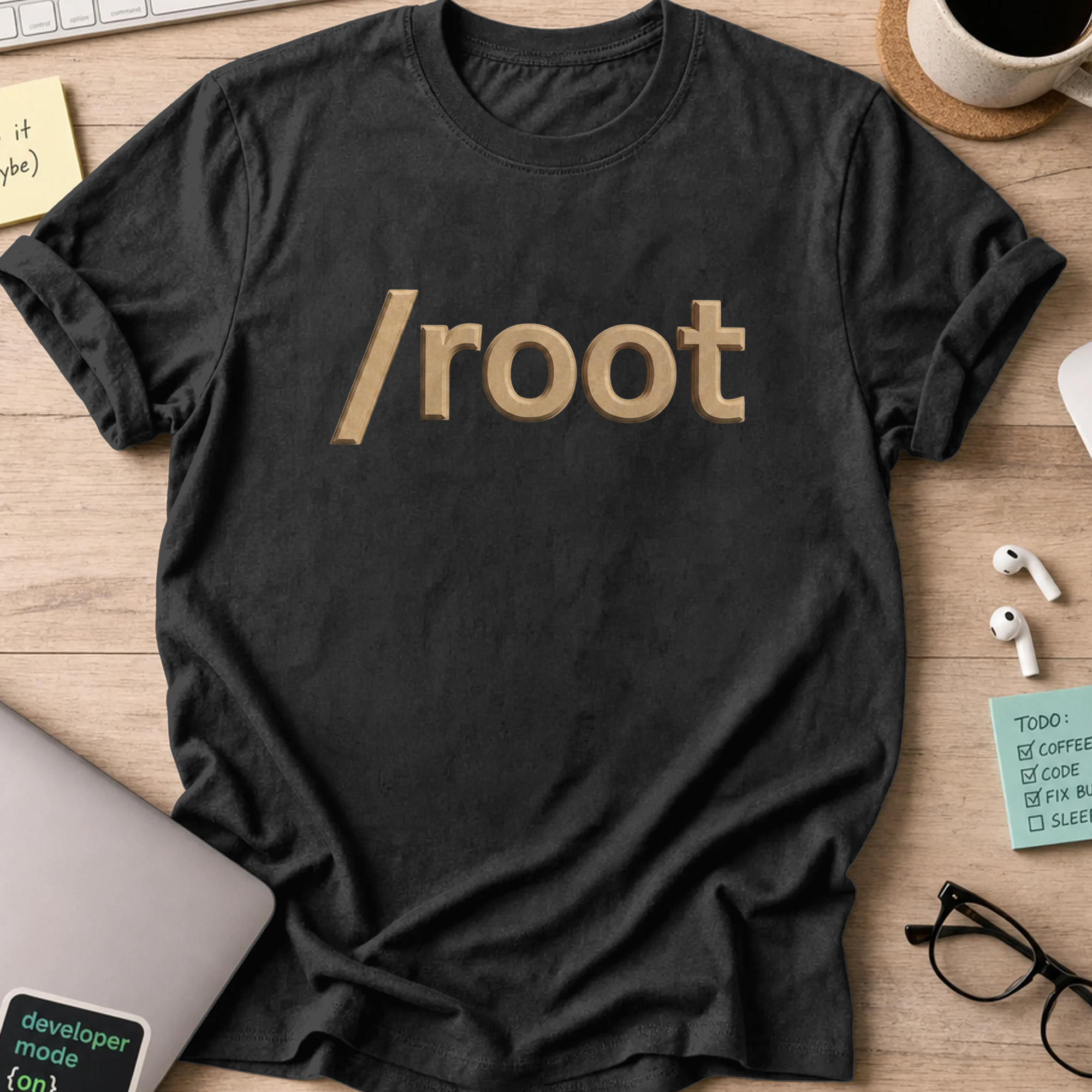 /root shirt - Black