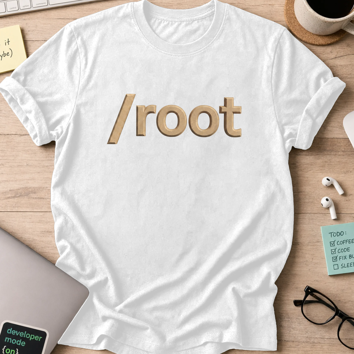 /root shirt - White