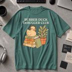 Rubber Duck Debugger Club Premium Shirt - Blue Spruce