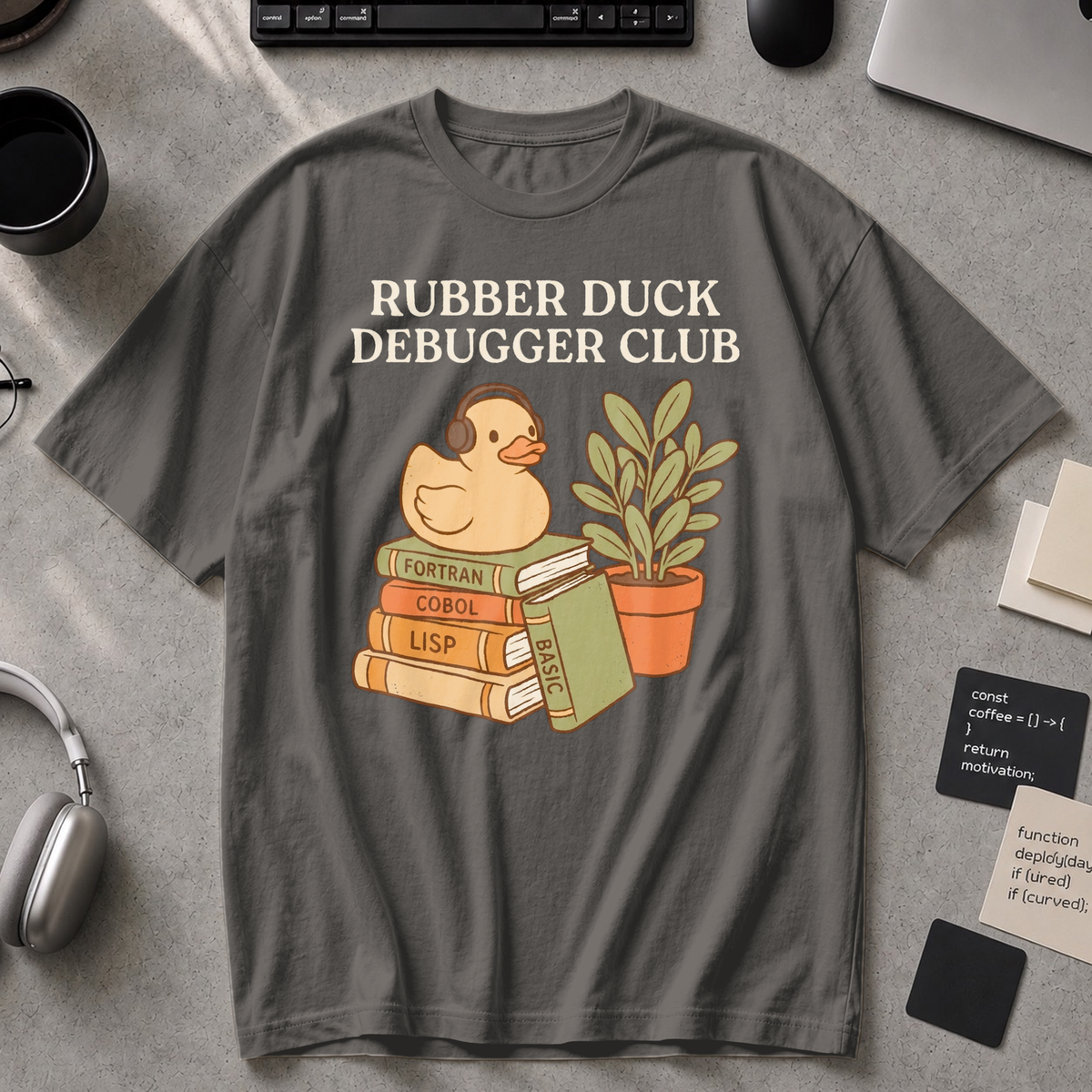 Rubber Duck Debugger Club Premium Shirt - Pepper