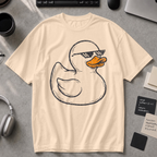 Rubber Duck Line Art Premium Shirt - Ivory