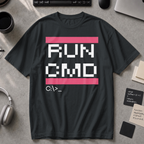 RUN CMD Premium Shirt - Black