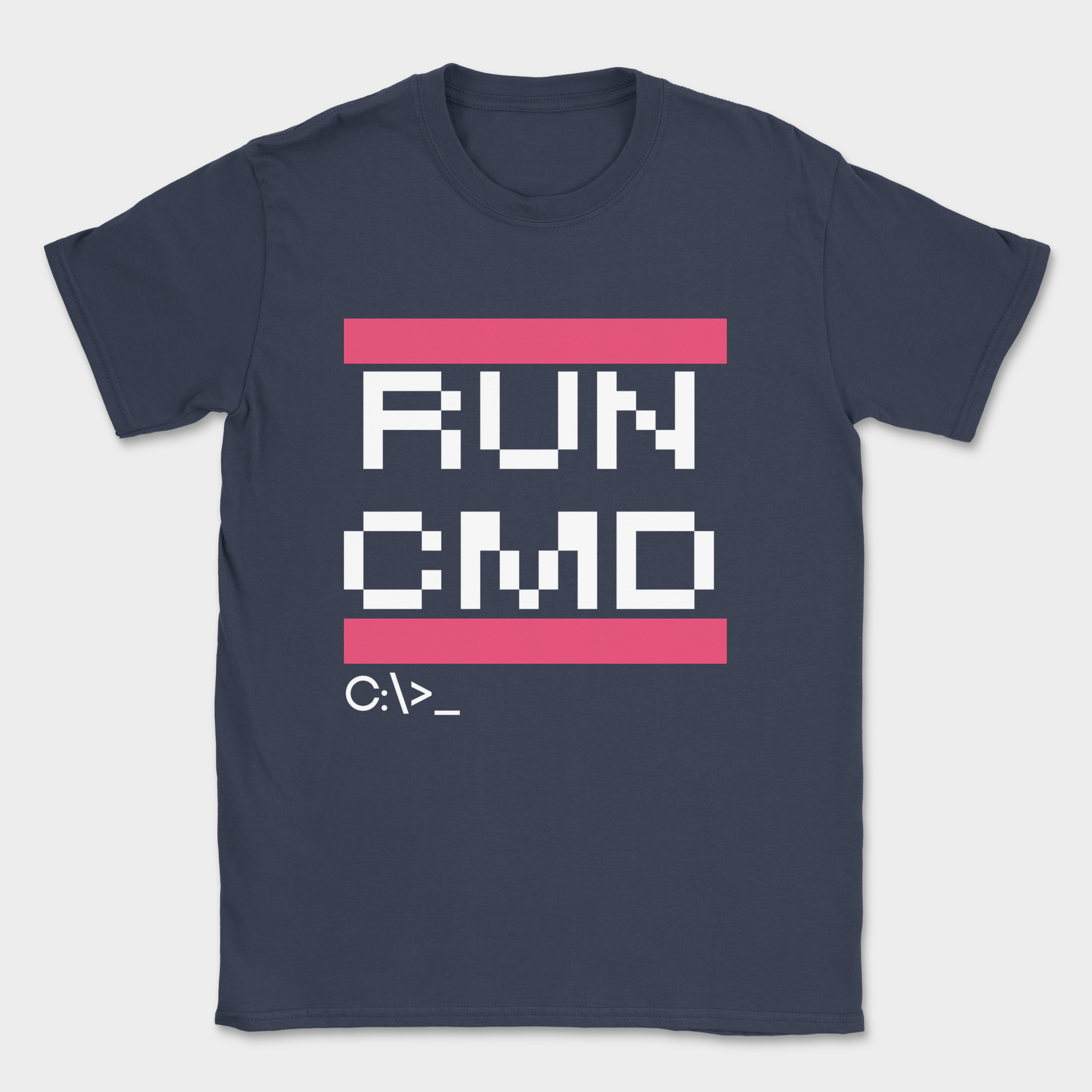 RUN CMD shirt — Navy