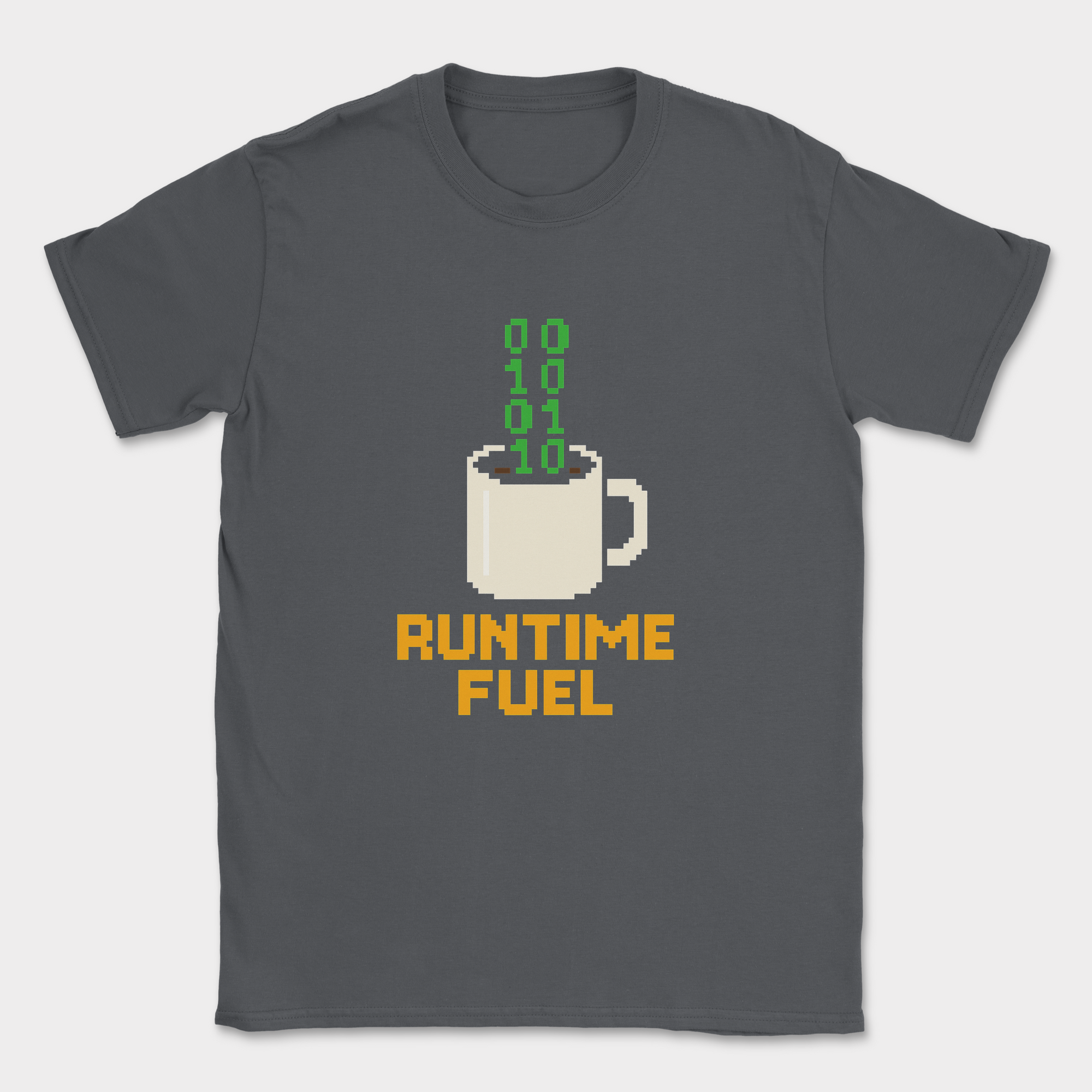 runtime fuel shirt — Dark Heather Grey