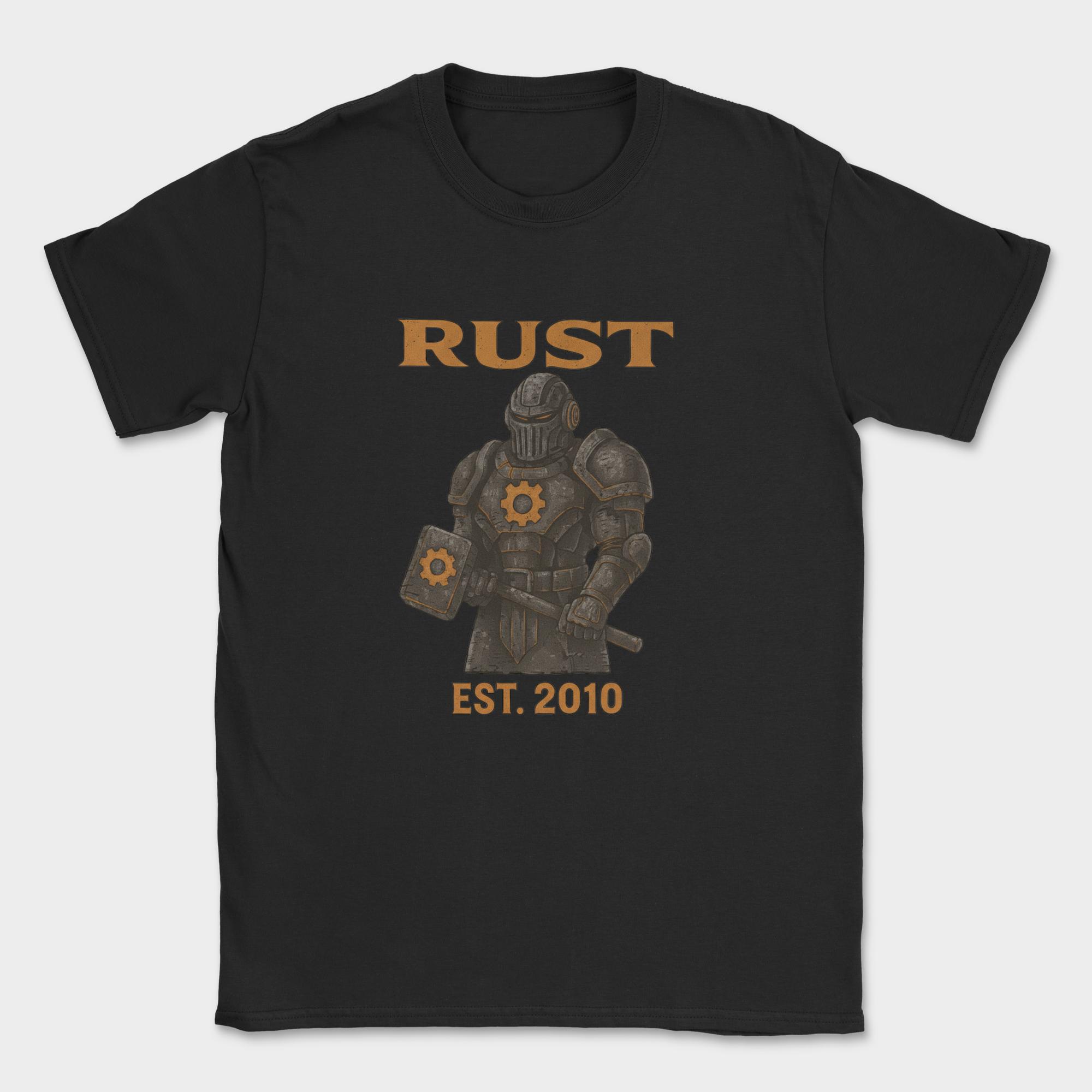 rust shirt — Black