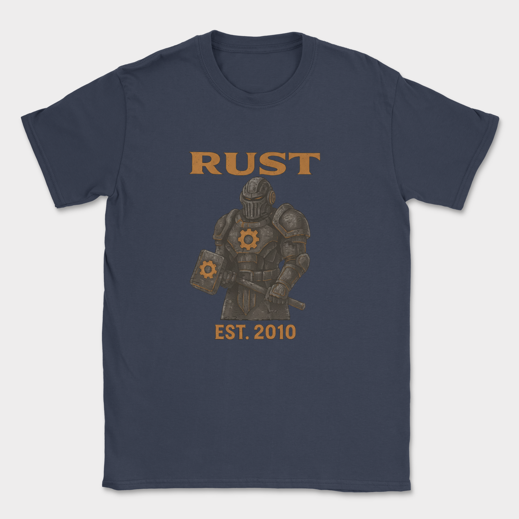 rust shirt — Navy