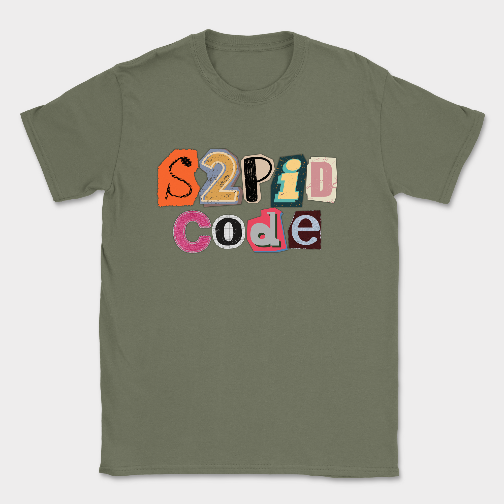 s2pid code shirt — Military Green