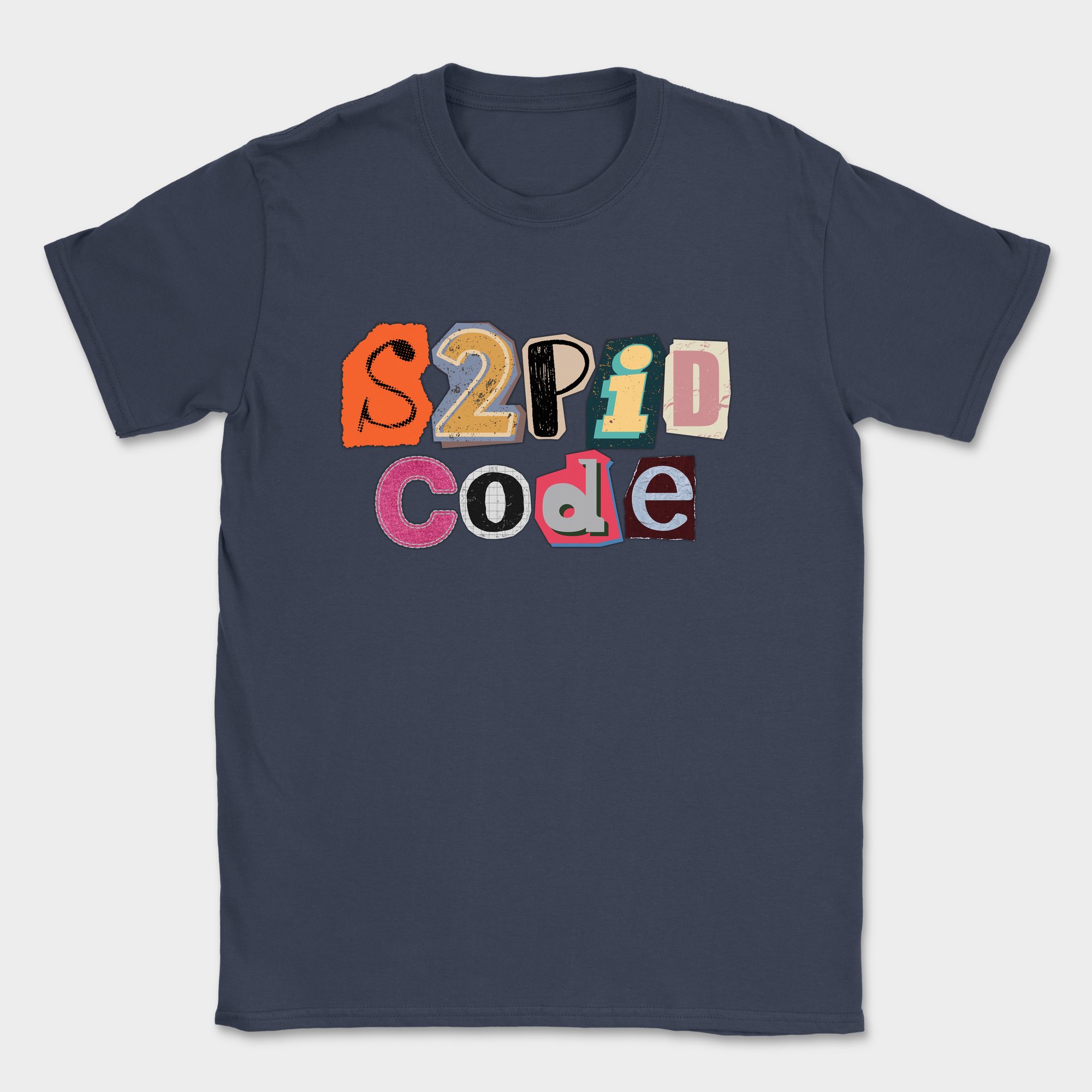 s2pid code shirt — Navy