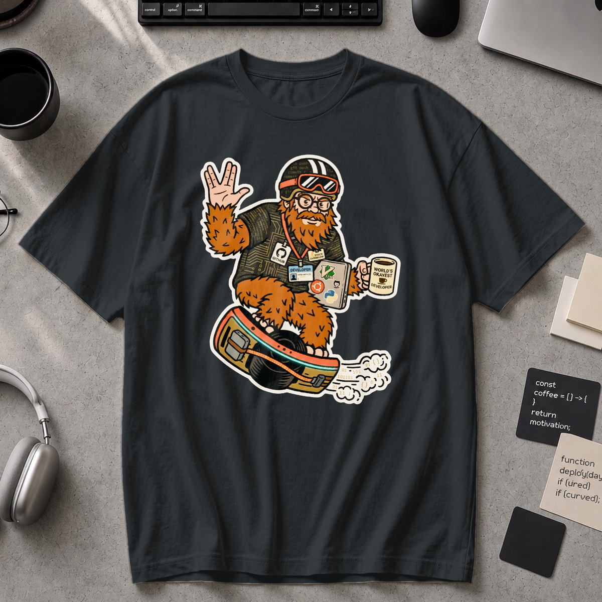 Sasquatch Developer Premium Shirt - Black