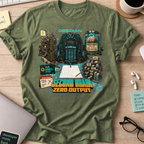 Second Brain Zero Output Shirt - Military Green