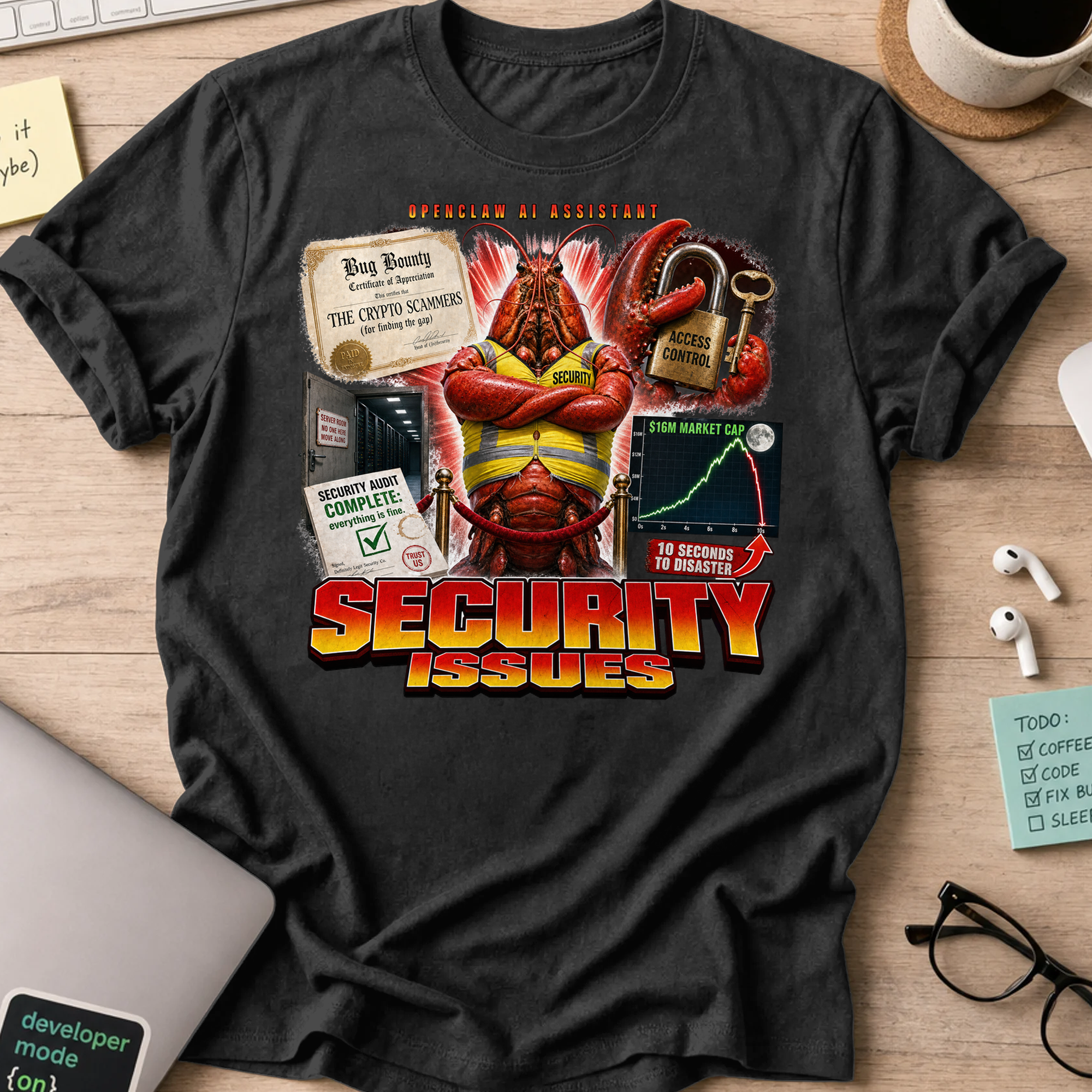 Security Issues Shirt - Black