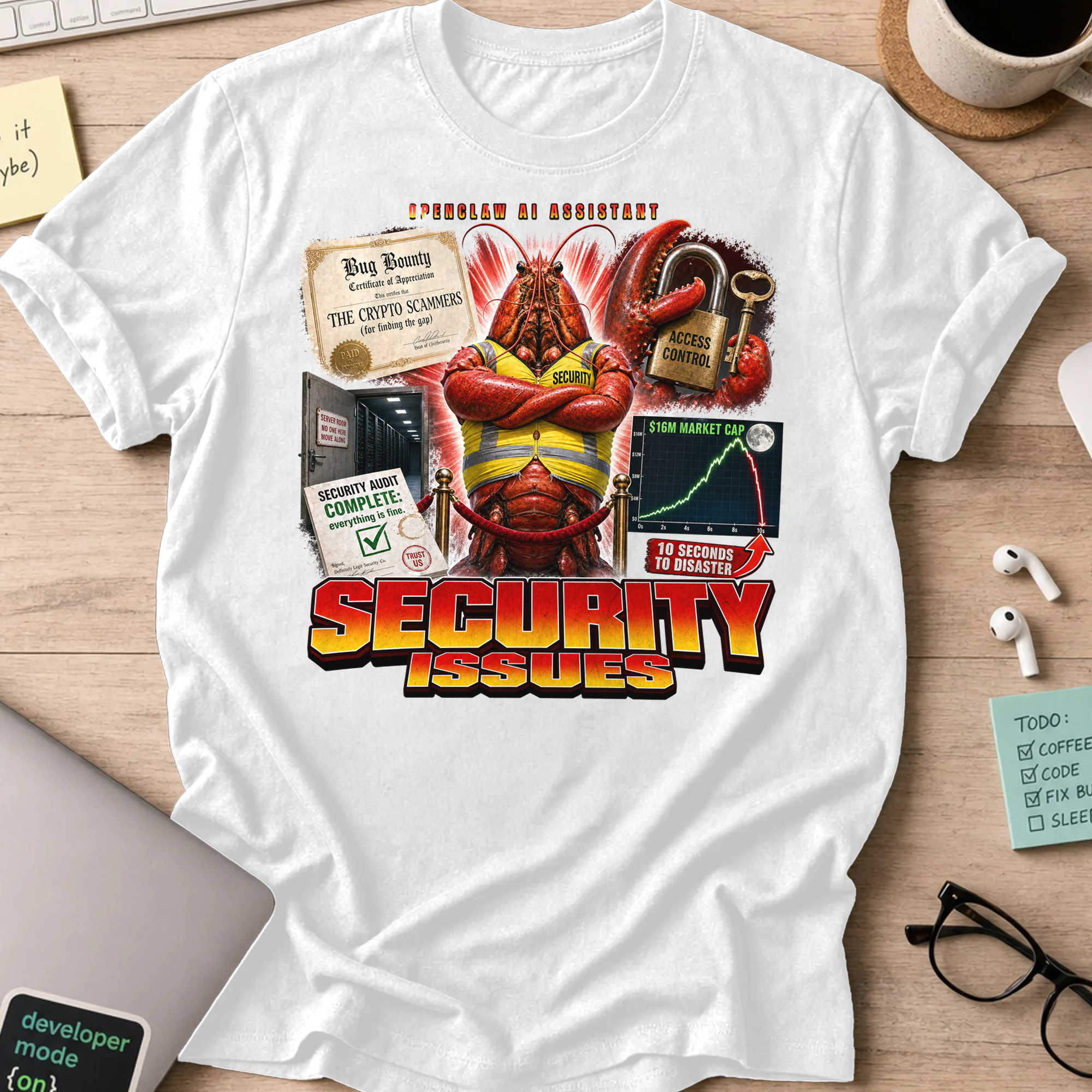 Security Issues Shirt - White