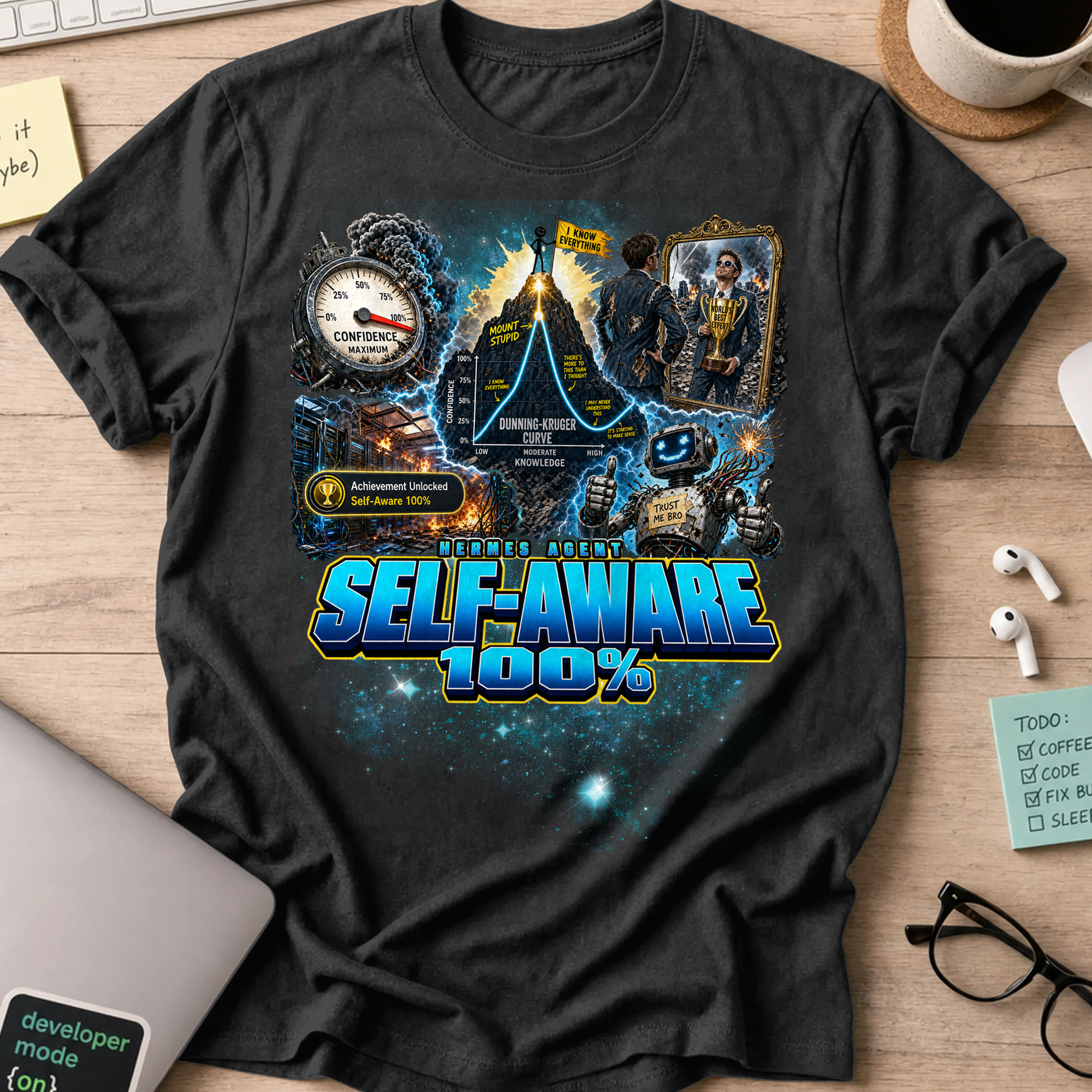 Self-Aware 100% Shirt - Black