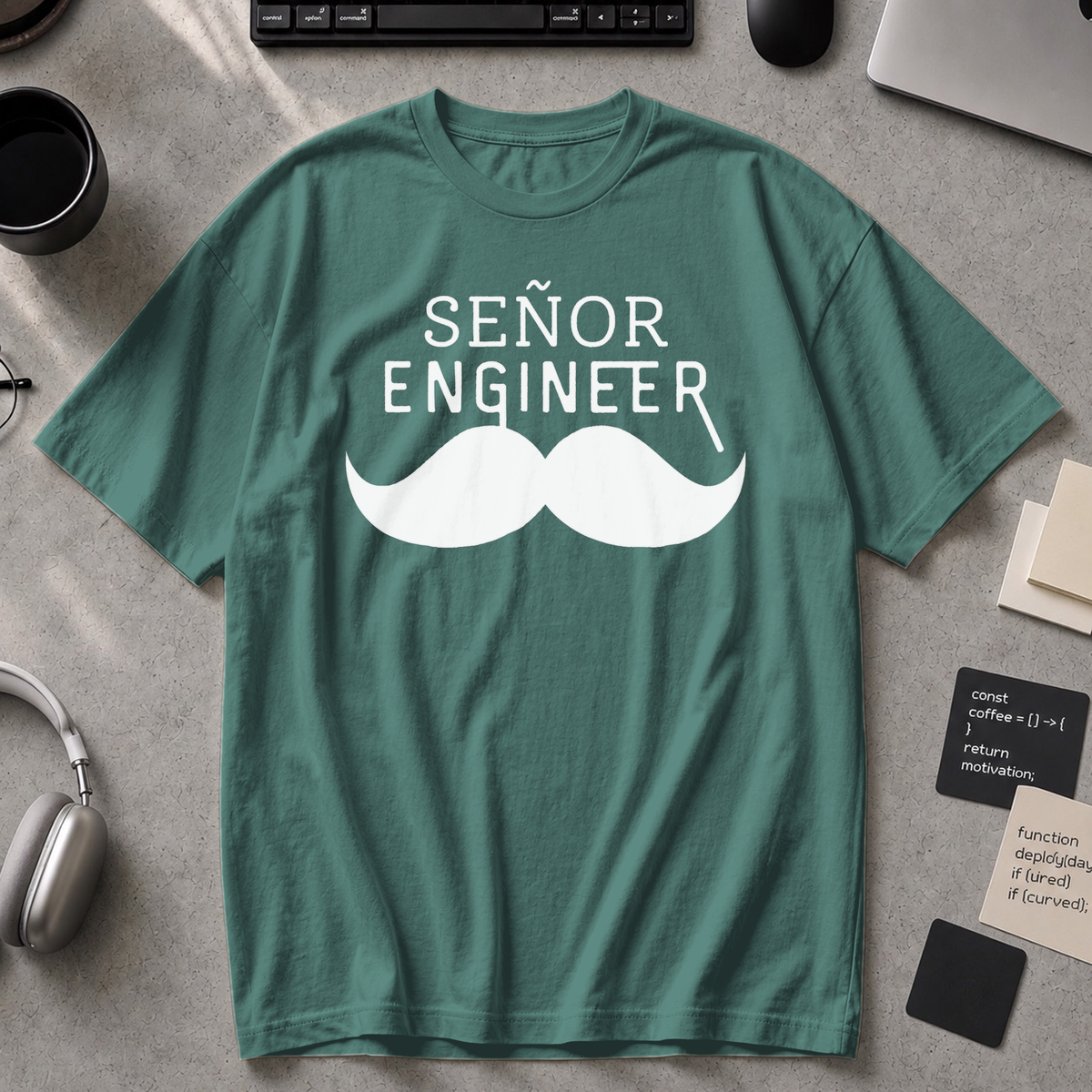Senyor Engineer Premium Shirt - Blue Spruce