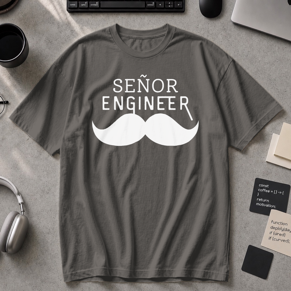 Senyor Engineer Premium Shirt - Pepper