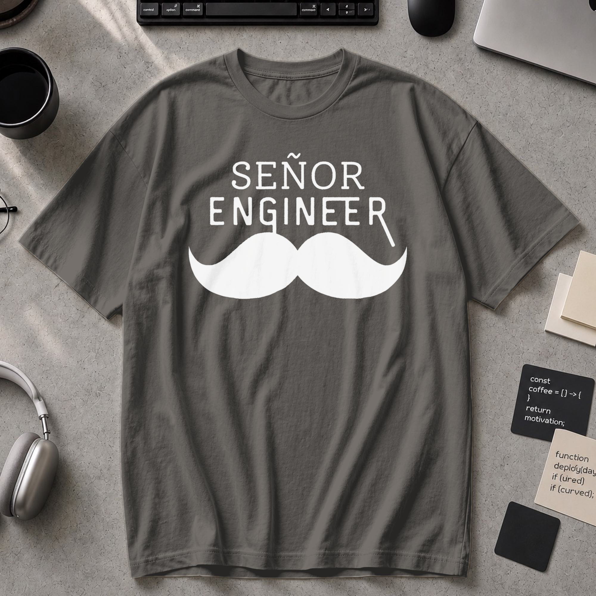 Senyor Engineer Premium Shirt - Pepper
