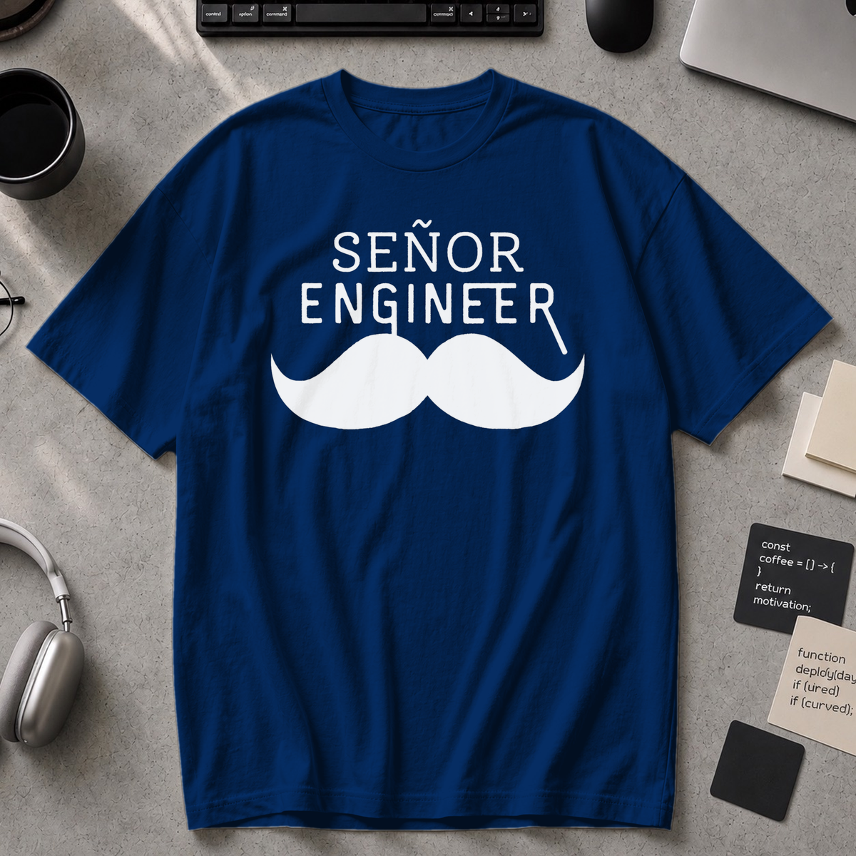 Senyor Engineer Premium Shirt - True Navy