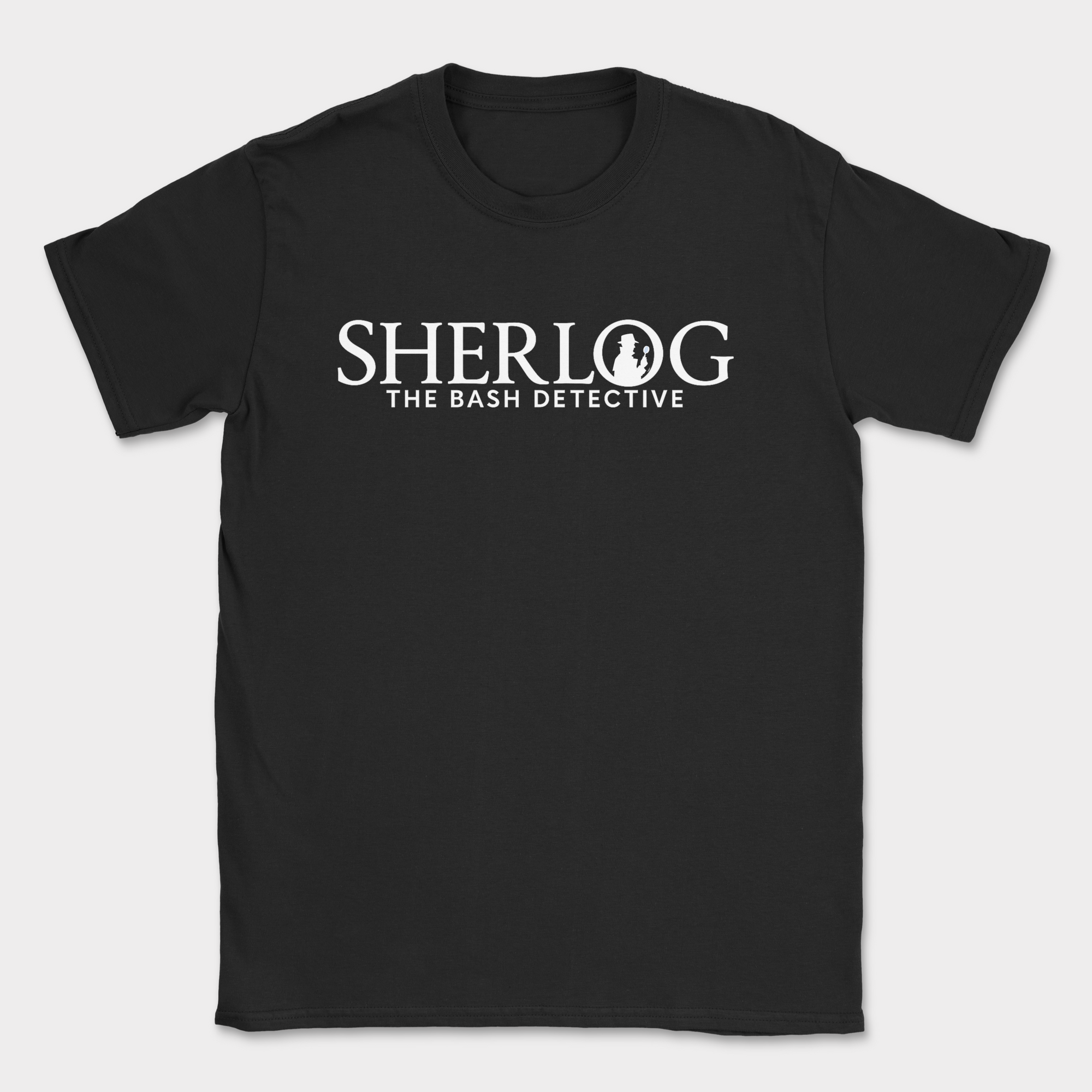 Sherlog Bash Detective shirt — Black