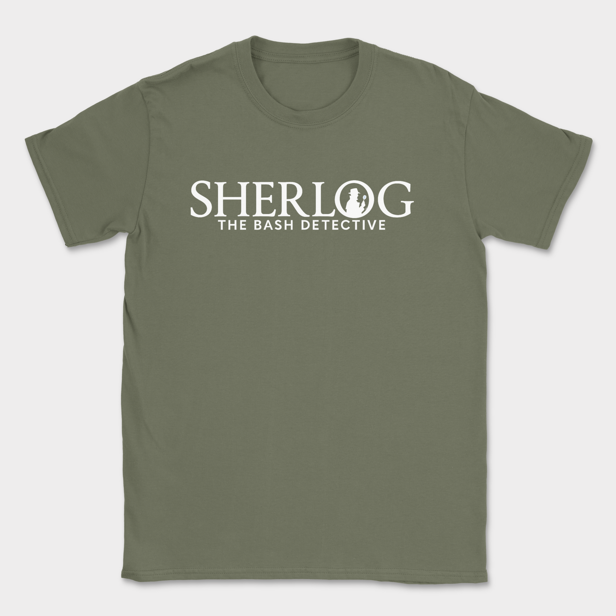 Sherlog Bash Detective shirt — Military Green