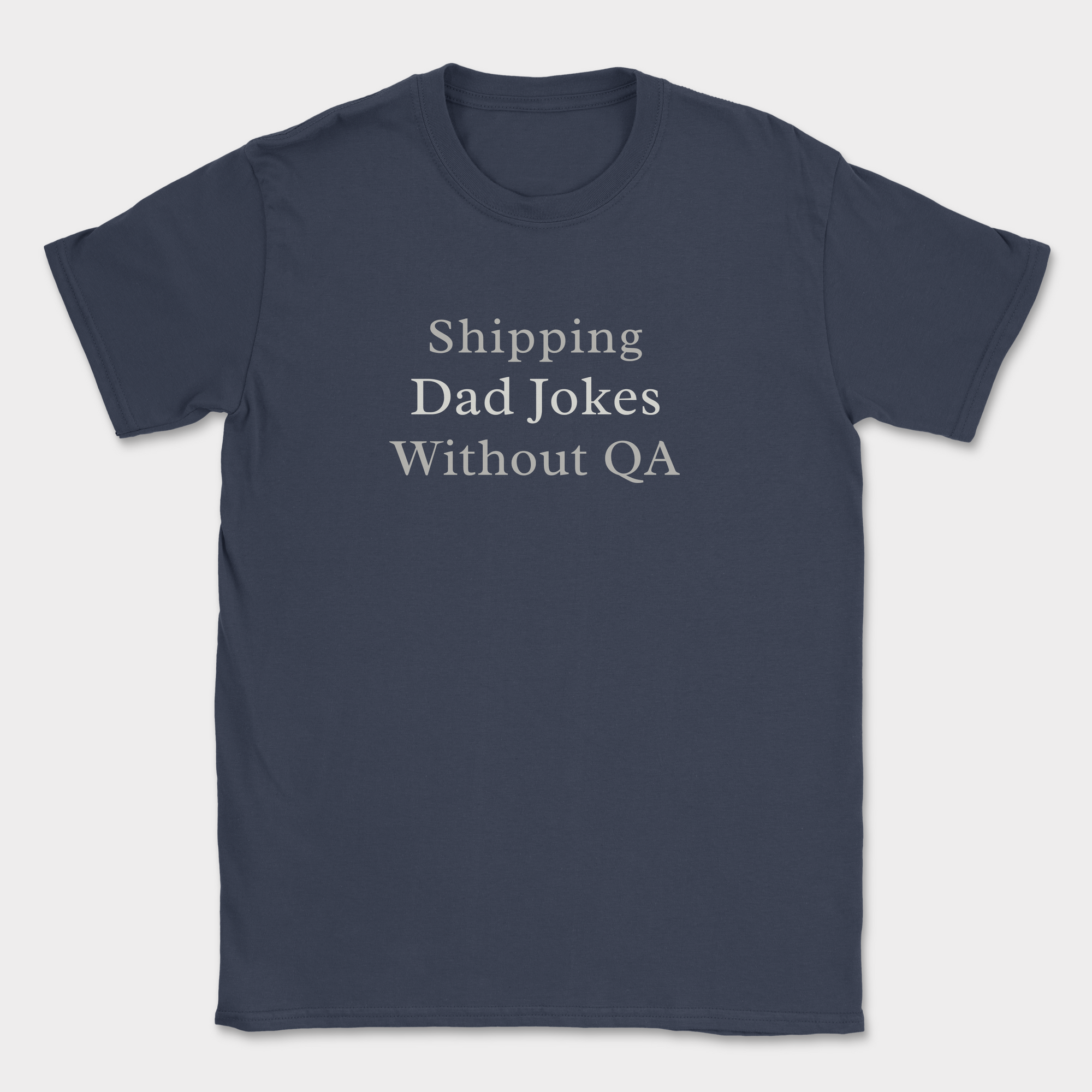 shipping dad jokes without QA — Navy