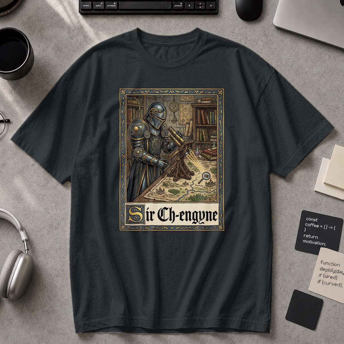Sir Ch-Engyne Premium Shirt - Black