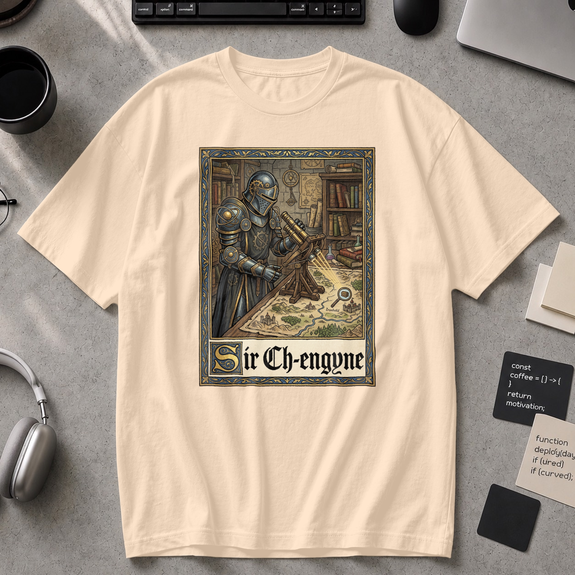 Sir Ch-Engyne Premium Shirt - Ivory