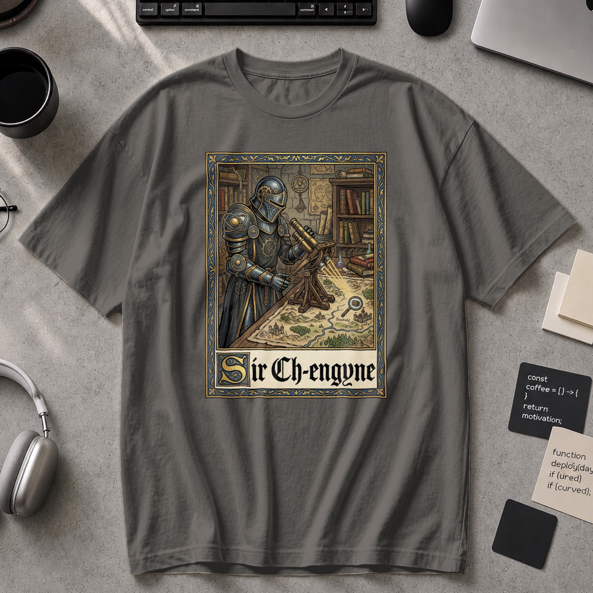 Sir Ch-Engyne Premium Shirt - Pepper