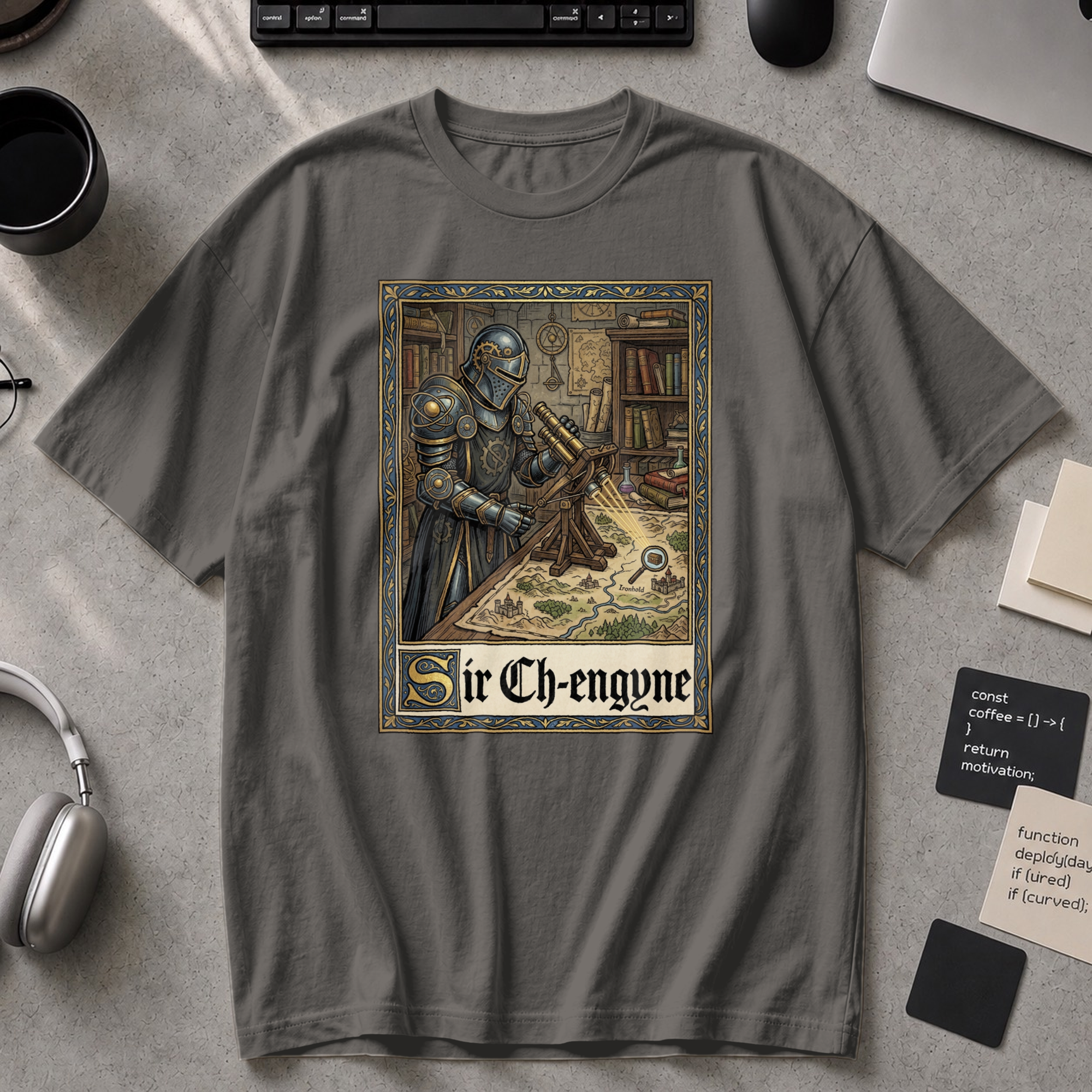 Sir Ch-Engyne Premium Shirt - Pepper