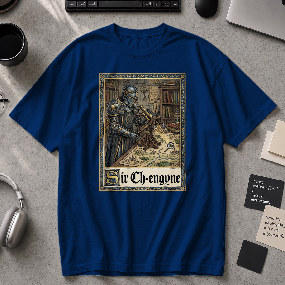 Sir Ch-Engyne Premium Shirt - True Navy