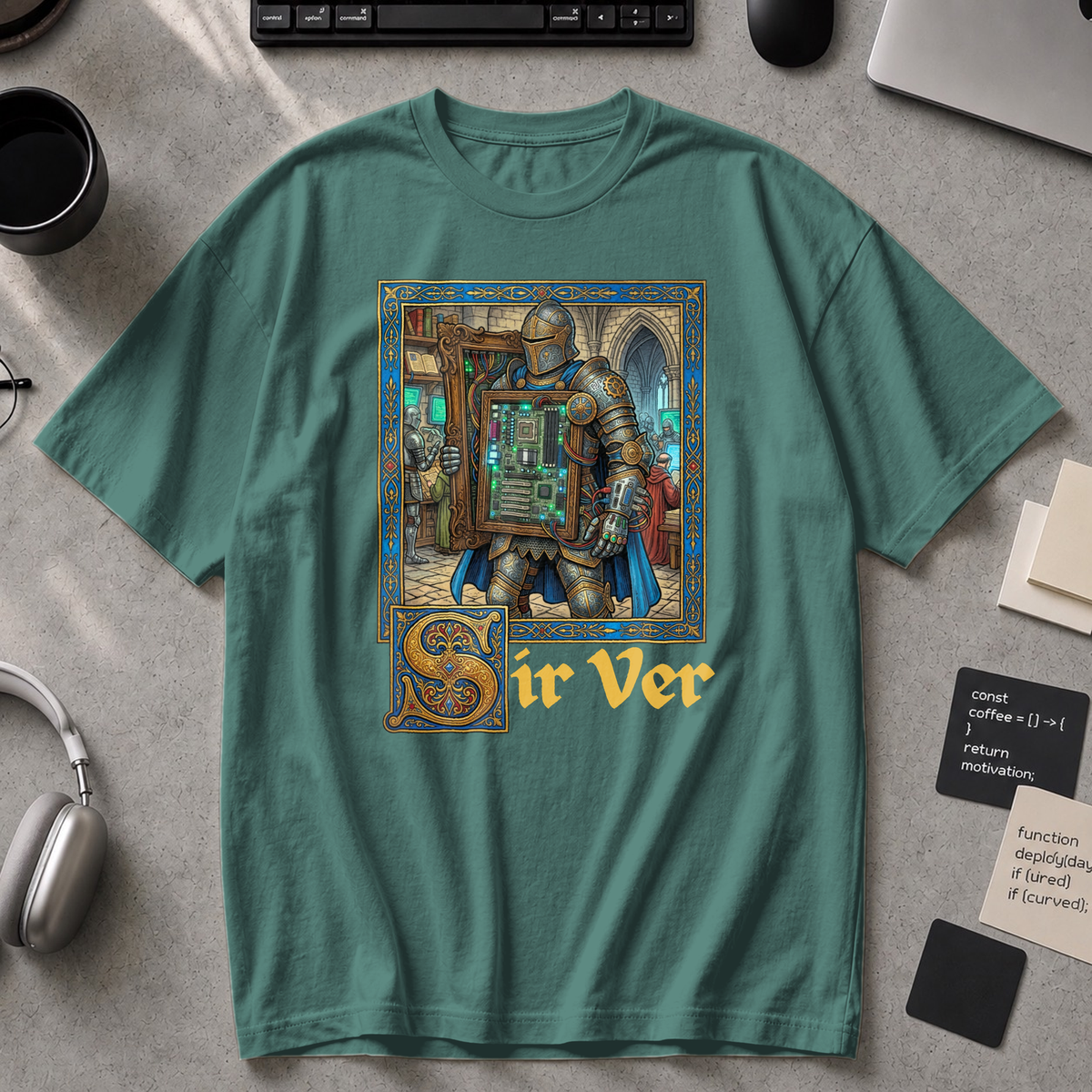 Sir Ver Premium Shirt - Blue Spruce