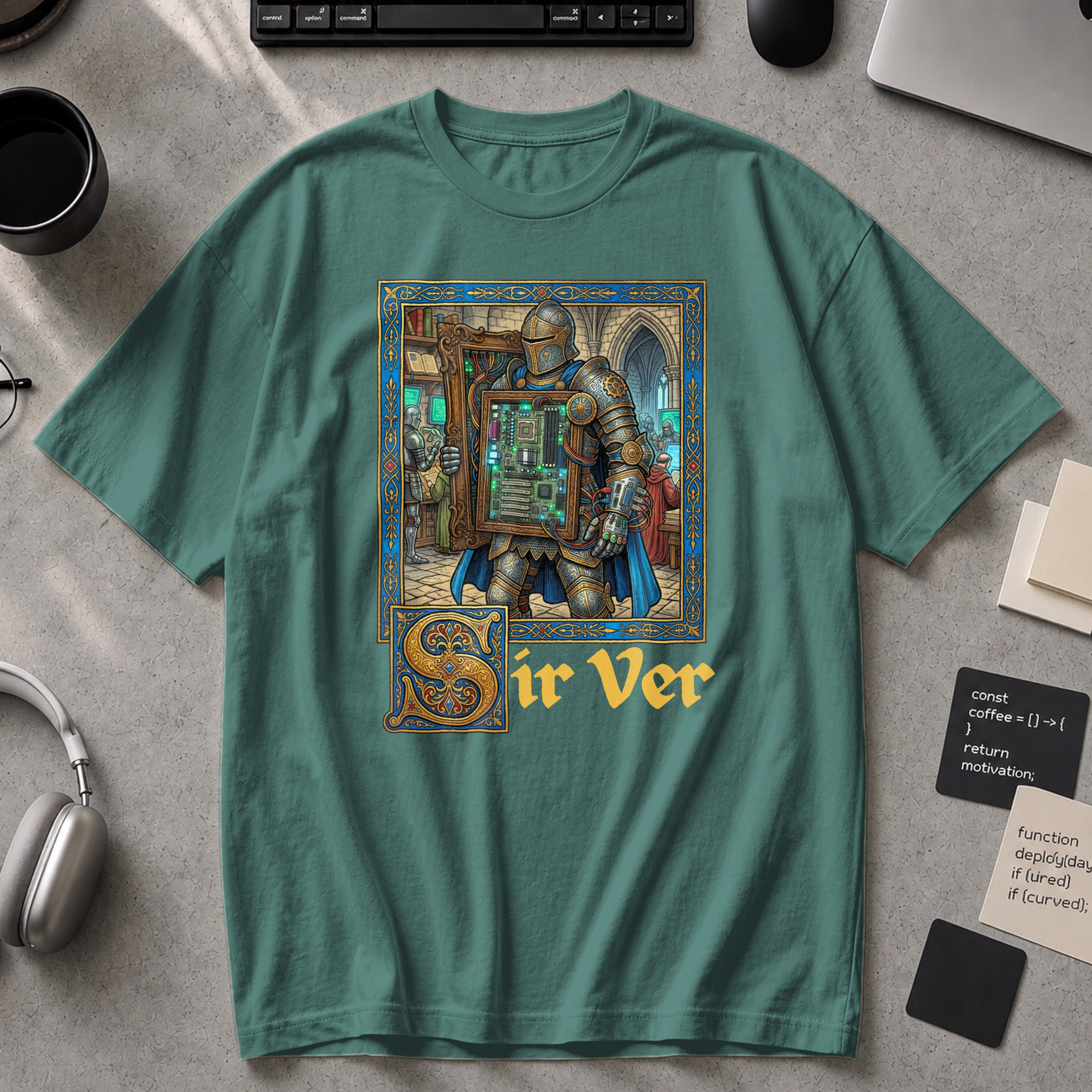 Sir Ver Premium Shirt - Blue Spruce
