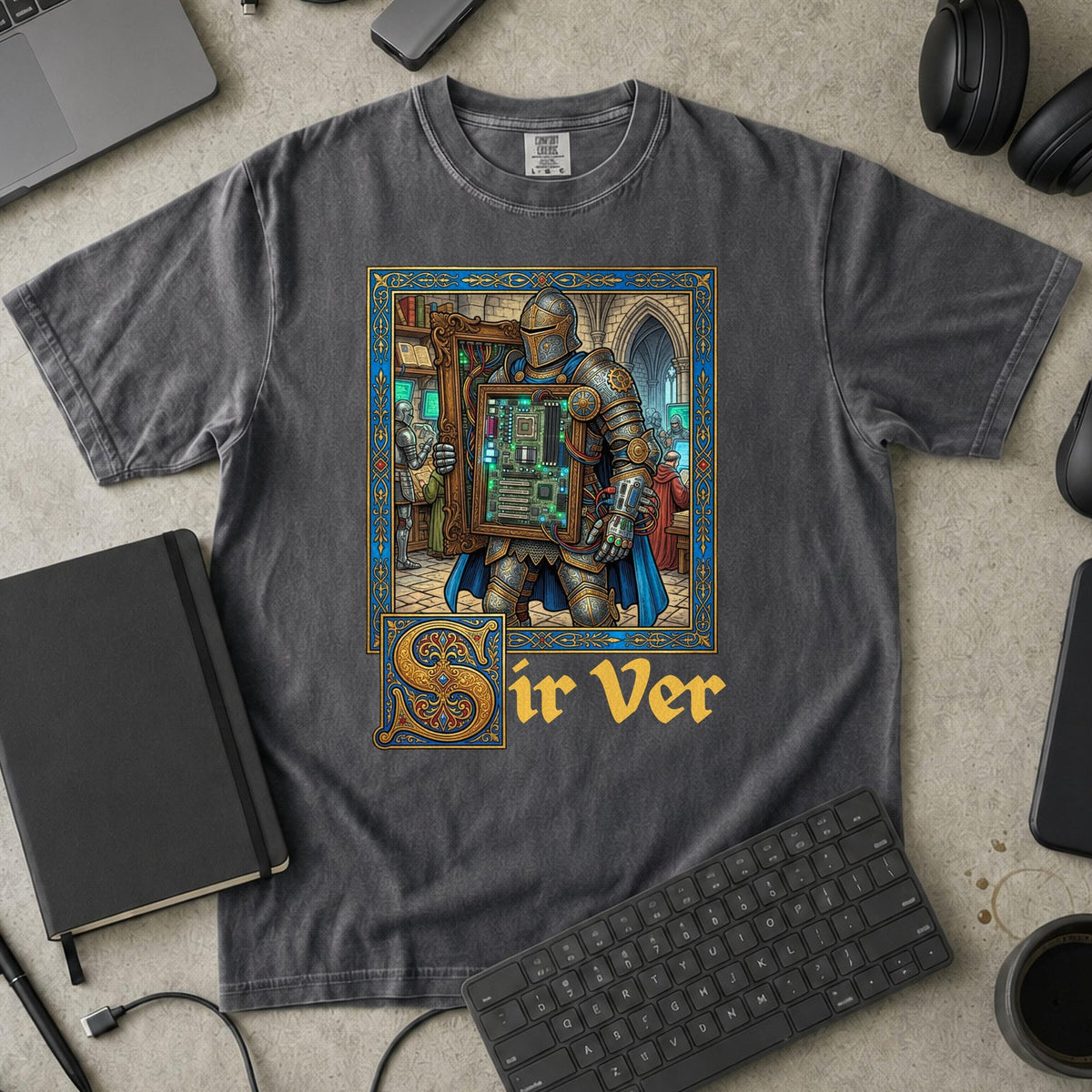 Sir Ver Premium Shirt — pepper Premium Shirt mock-up