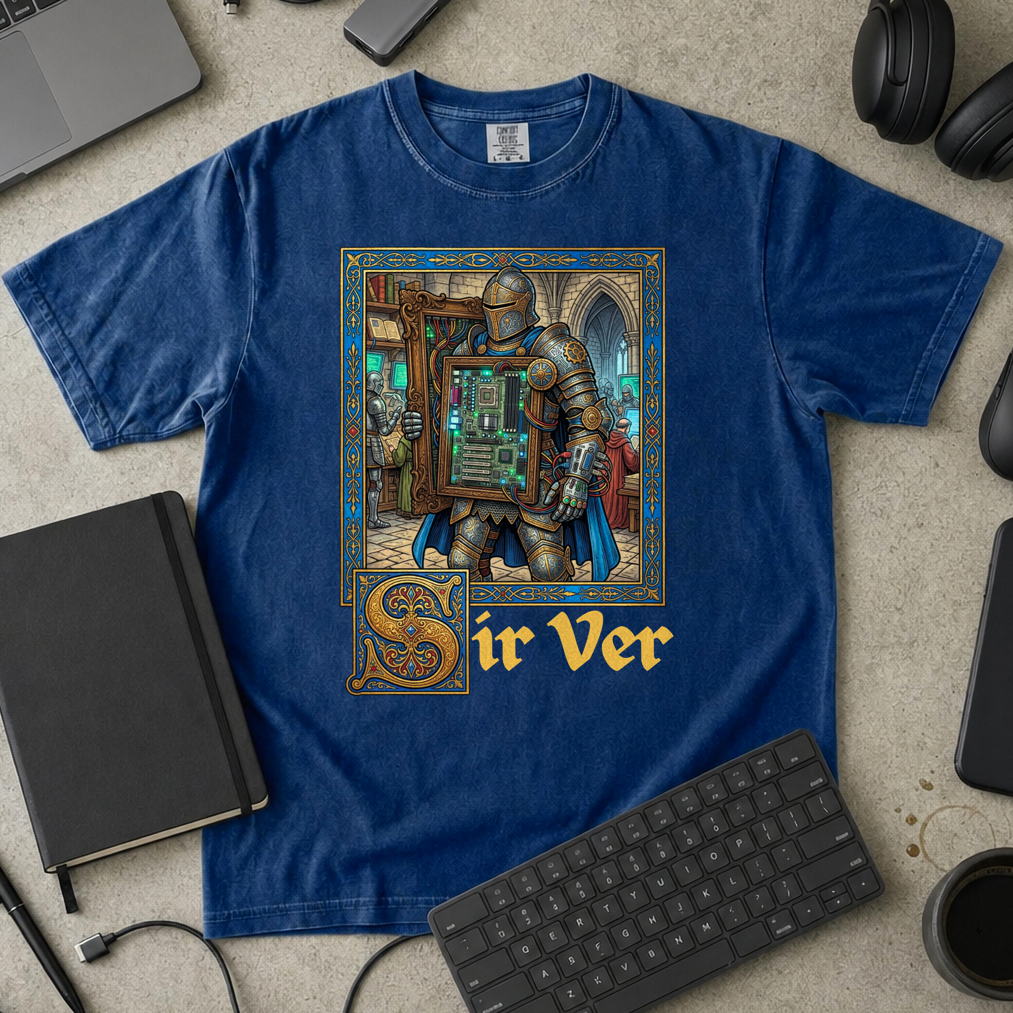 Sir Ver Premium Shirt — true navy Premium Shirt mock-up