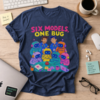 Six Models, One Bug Shirt — Navy
