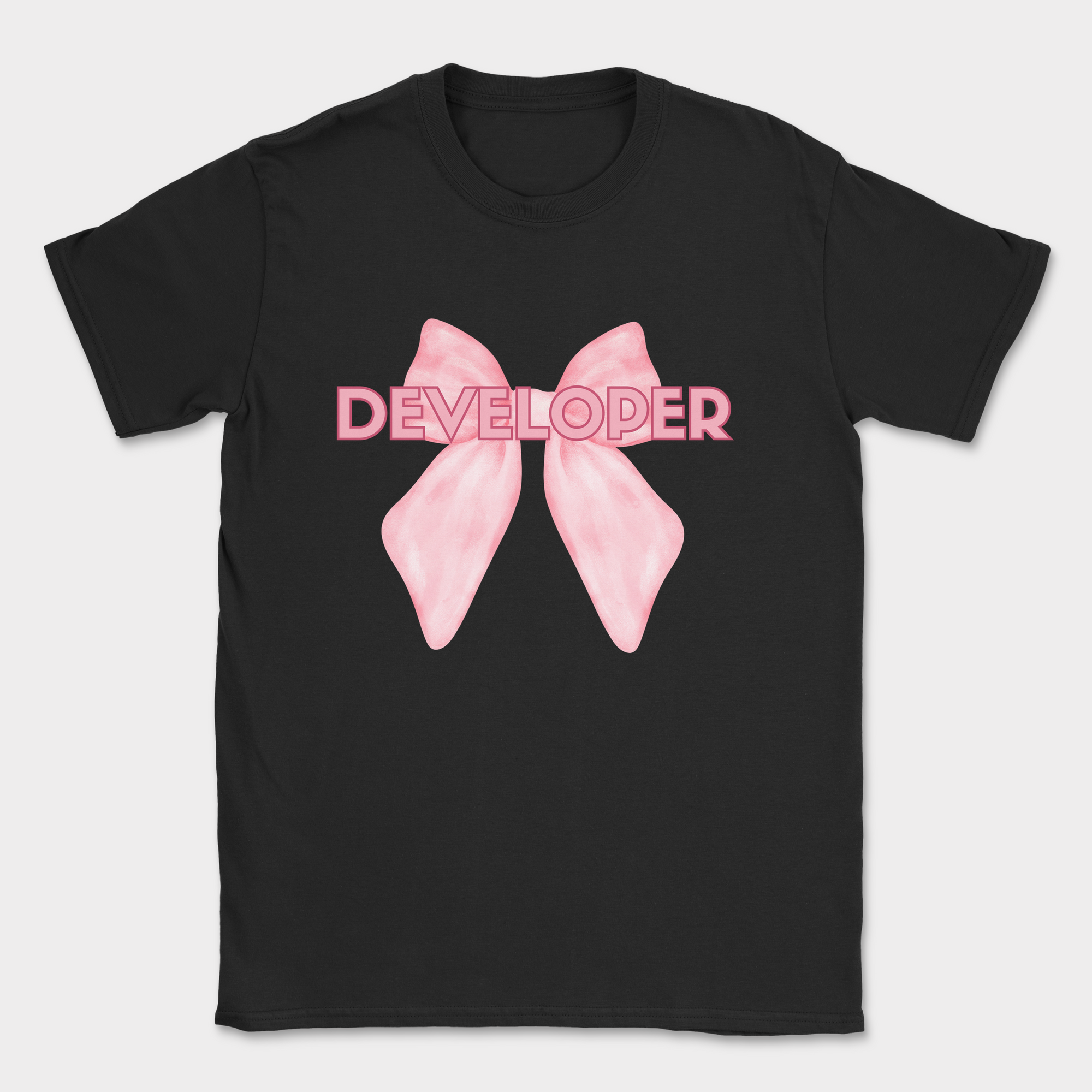 skeleton developer shirt — Black