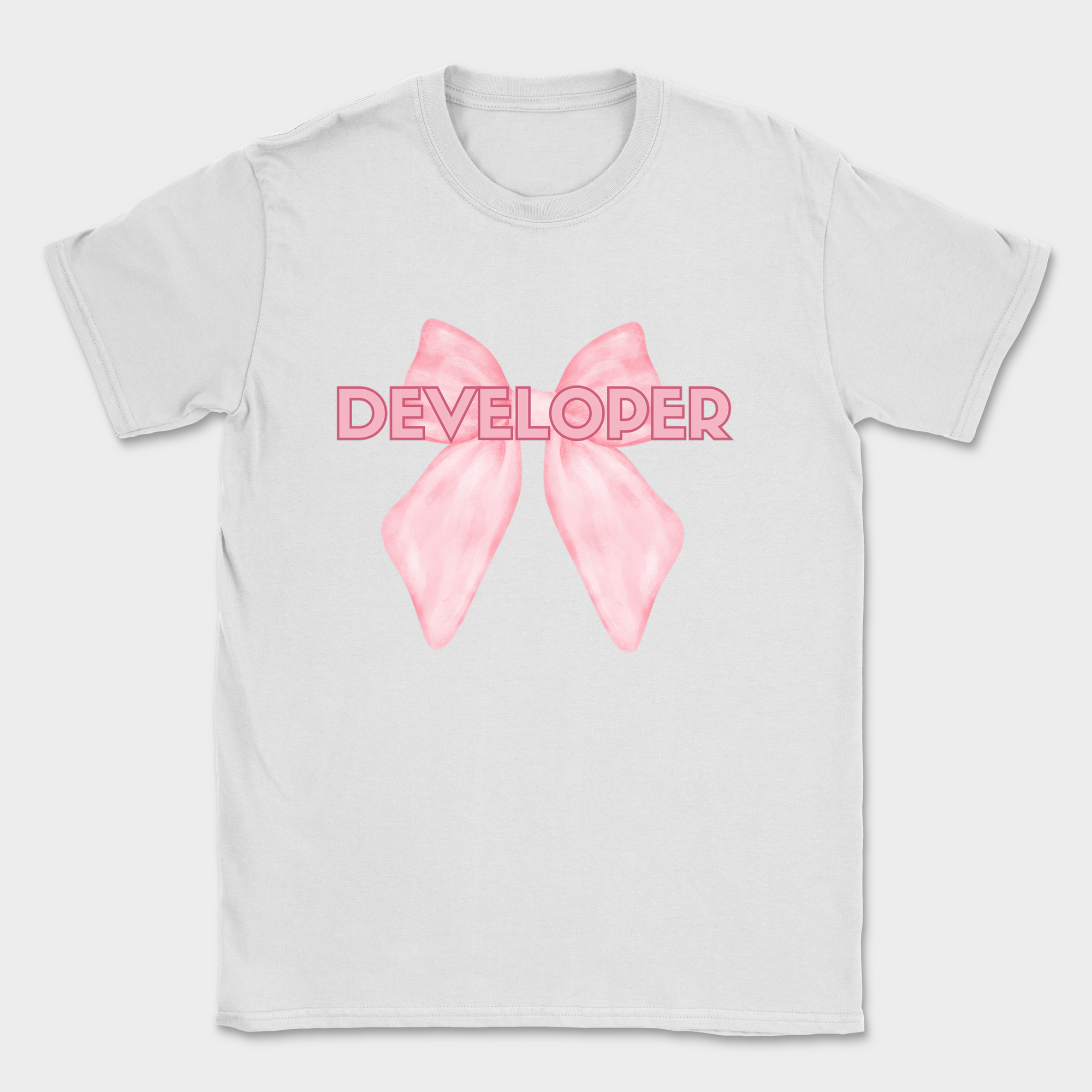 skeleton developer shirt — White