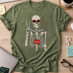 skeleton developer shirt - Military Green