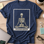 skeleton scrum master shirt - Navy