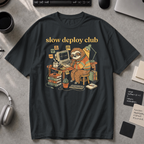 Slow Deploy Club Premium Shirt - Black