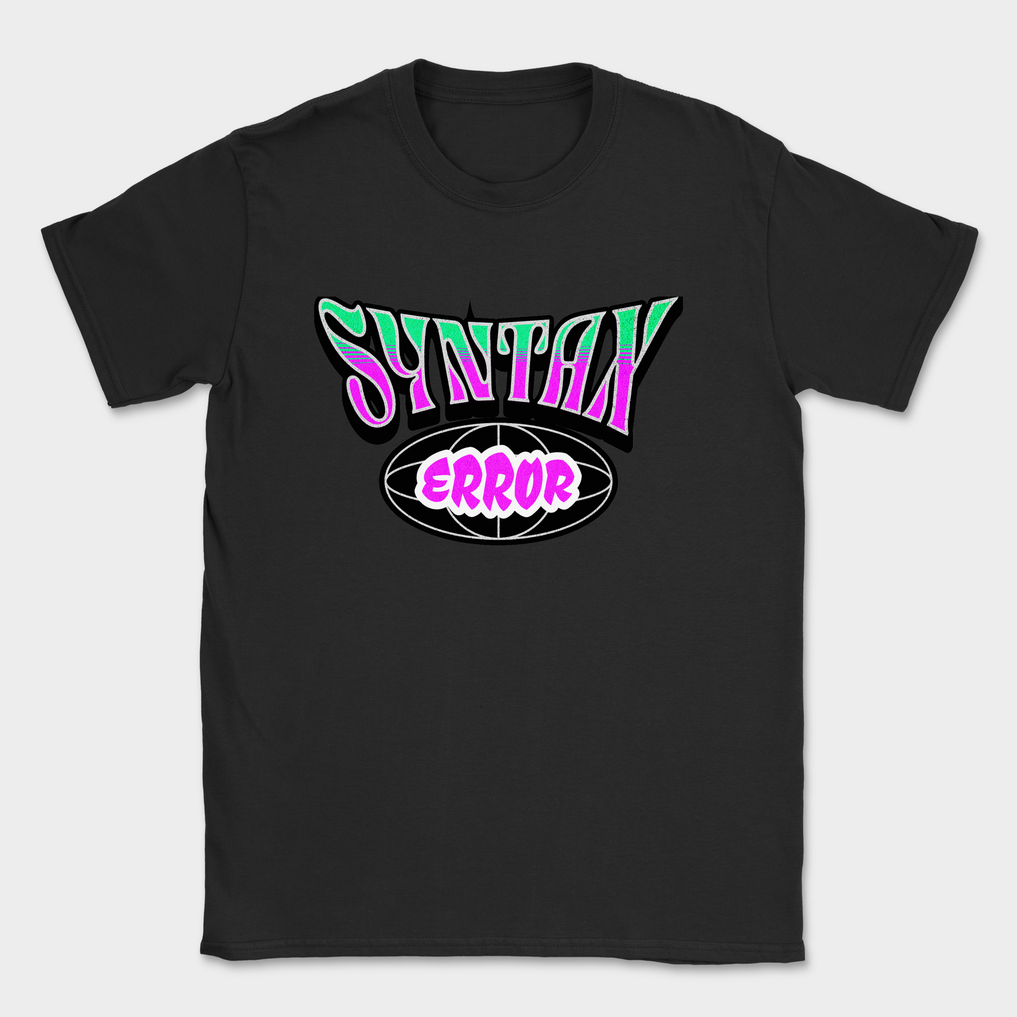 syntax error street style shirt — Black