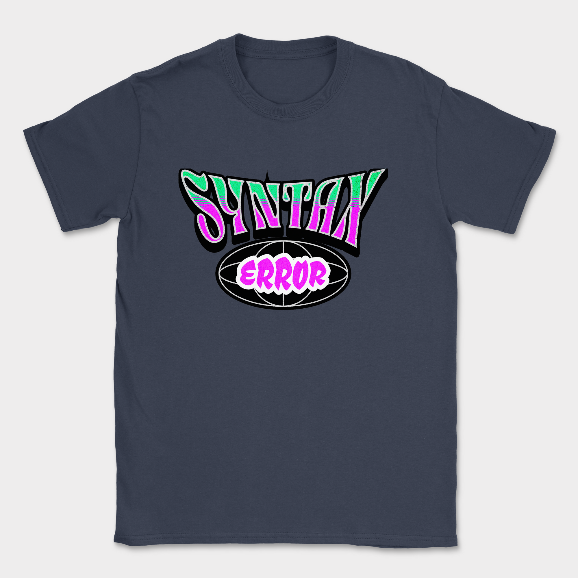 syntax error street style shirt — Navy