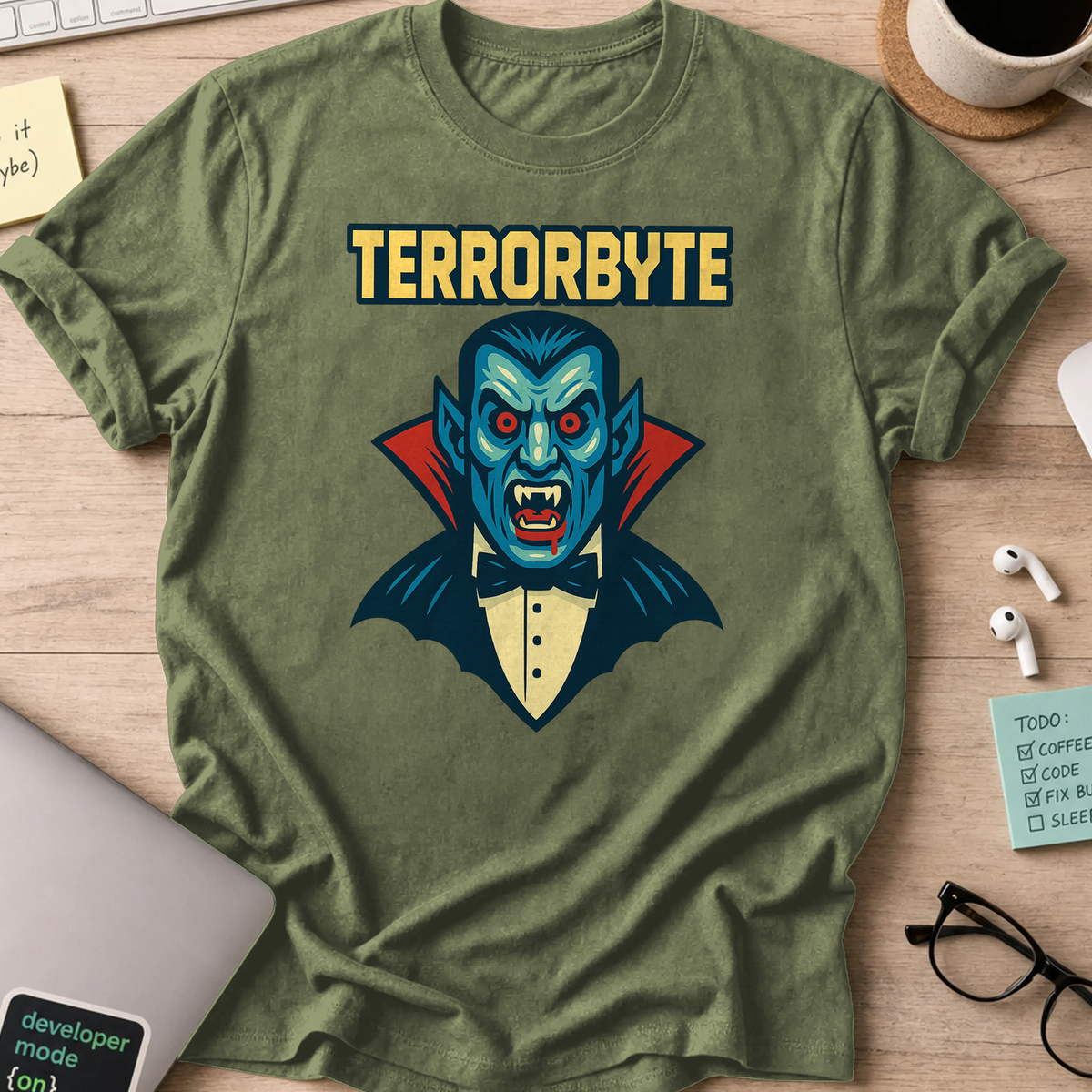 terrorbyte shirt - Military Green