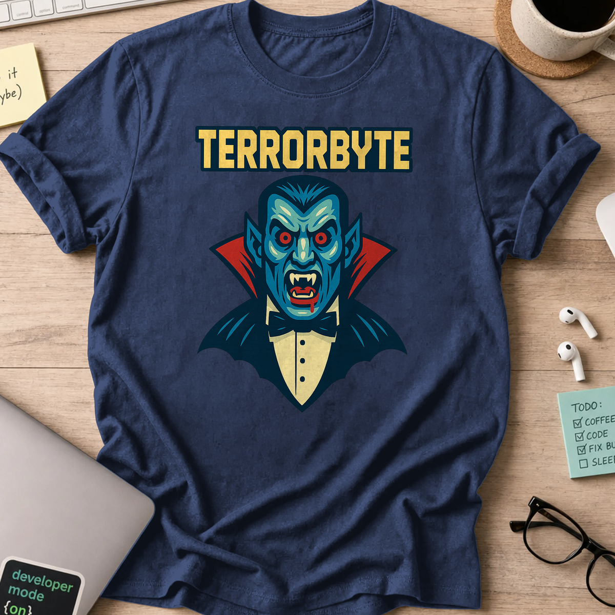 terrorbyte shirt - Navy