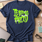 testing in prod street neon shirt - Navy