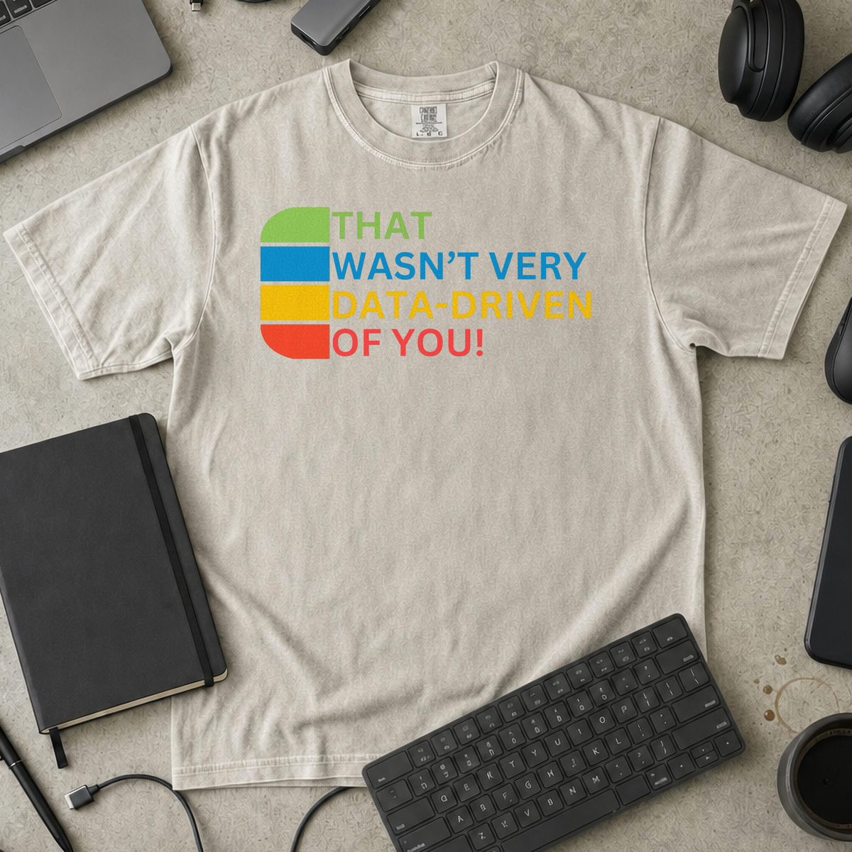 that wasn't very data-driven of you Premium Shirt — ivory Premium Shirt mock-up