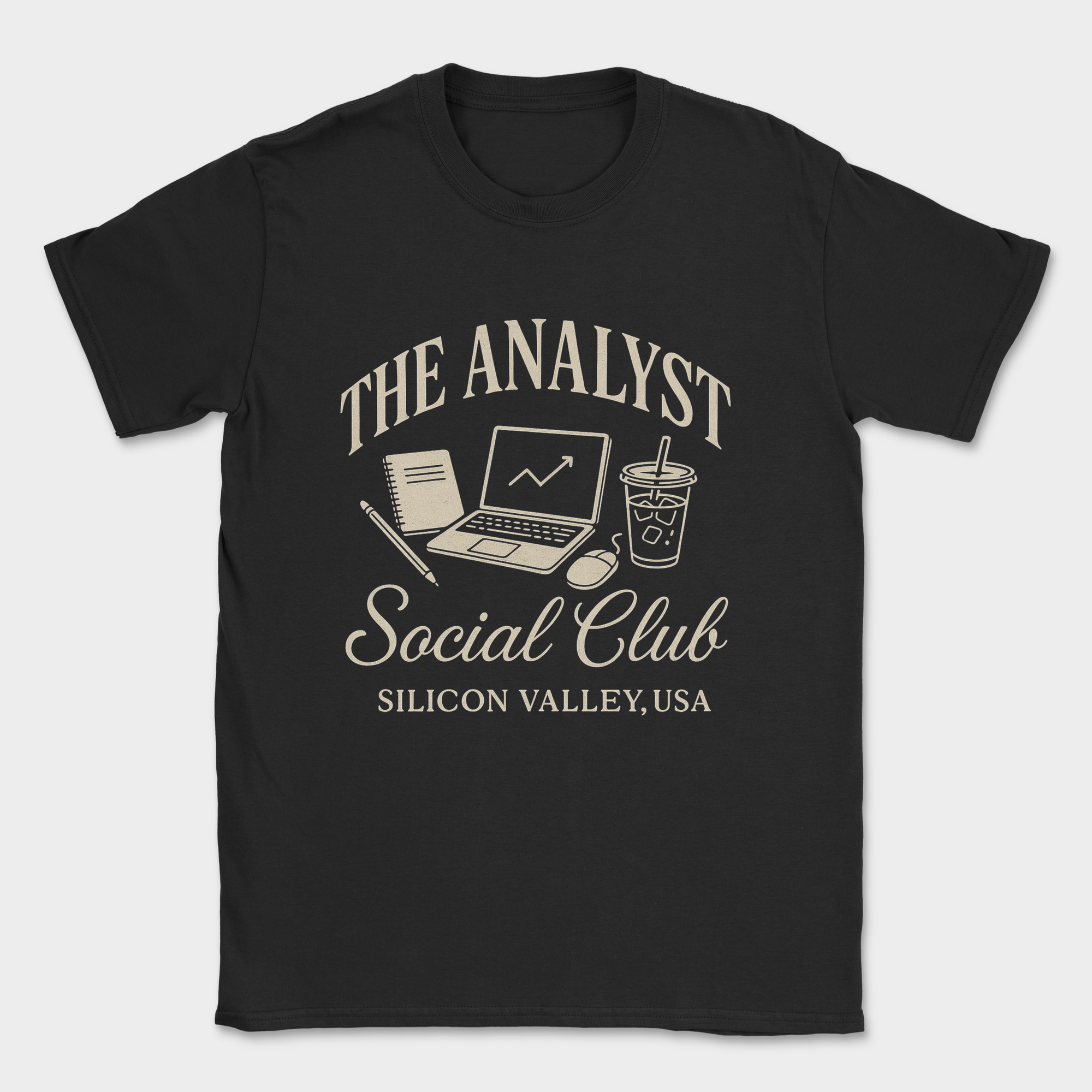 the analyst social club shirt — Black