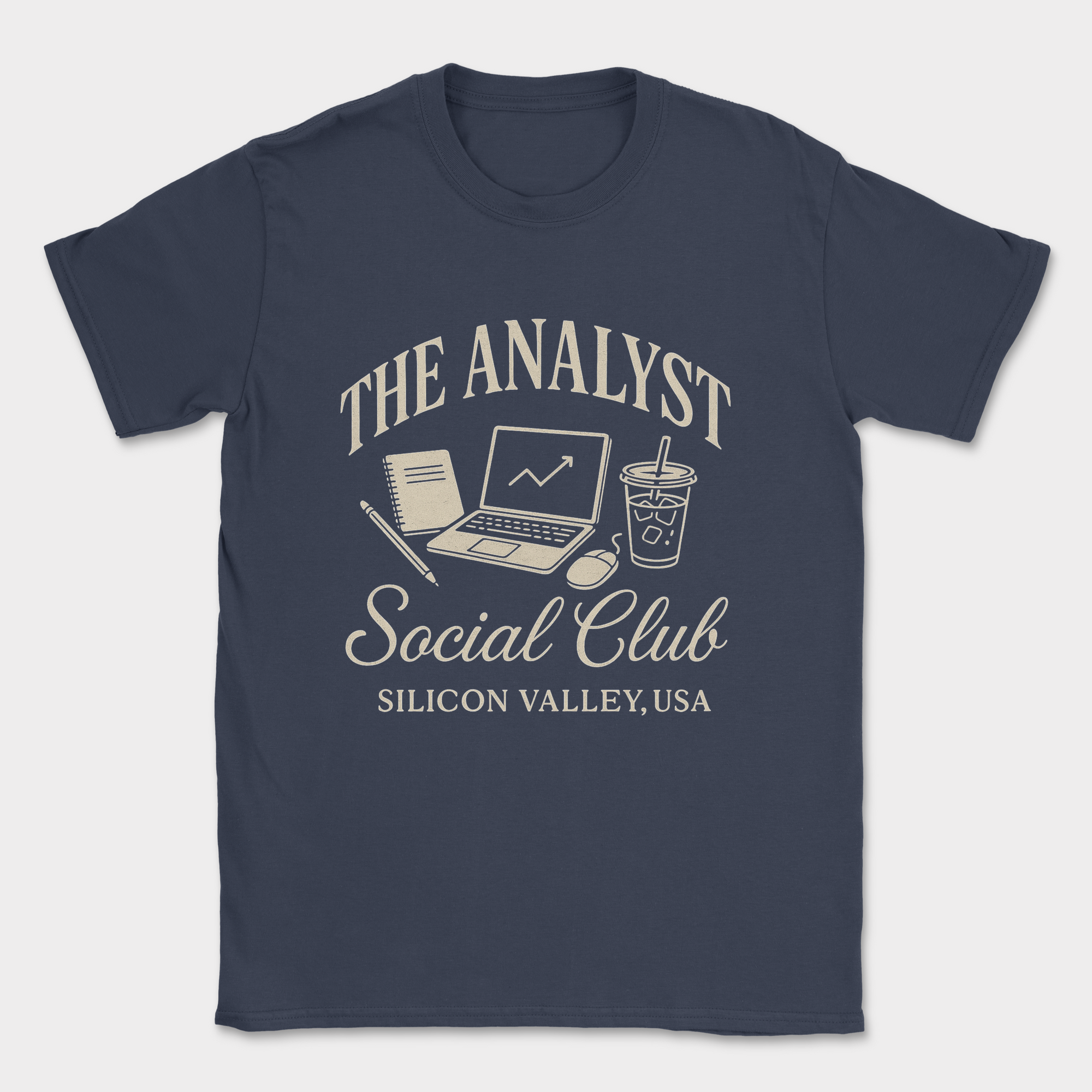 the analyst social club shirt — Navy