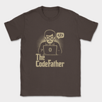The Codefather shirt — Dark Chocolate