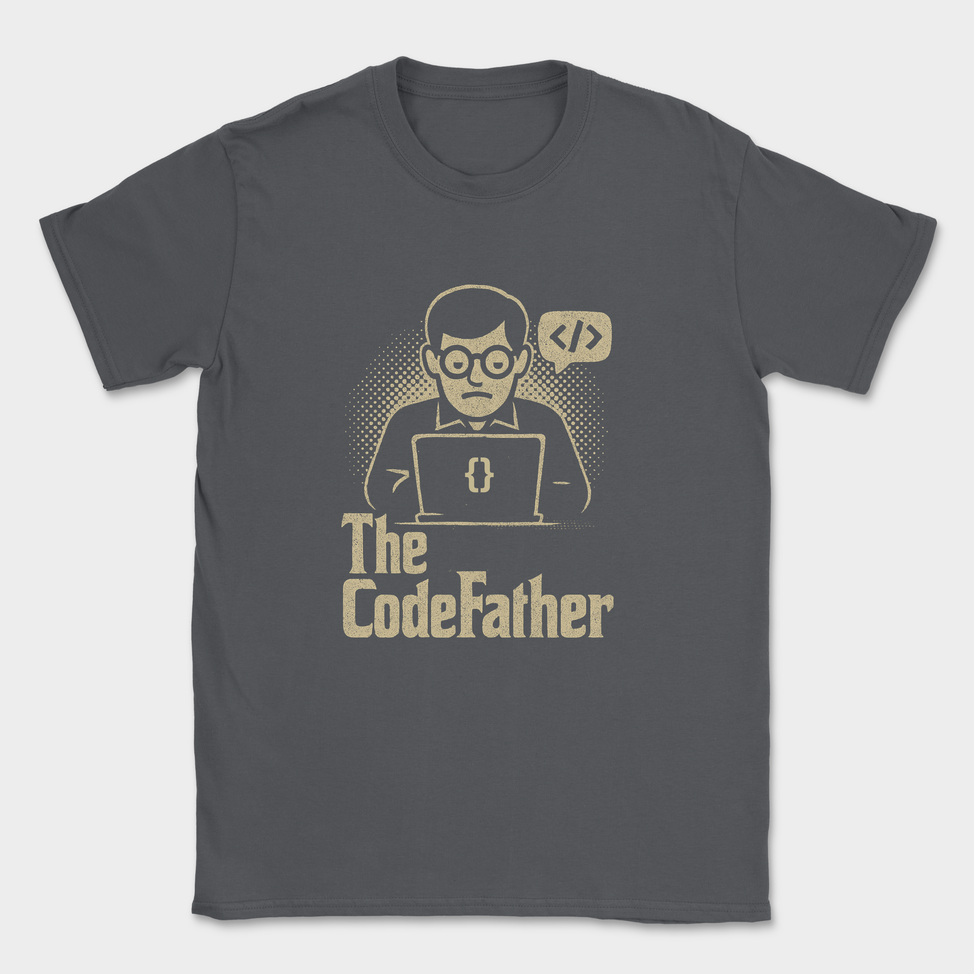 The Codefather shirt — Dark Heather Grey